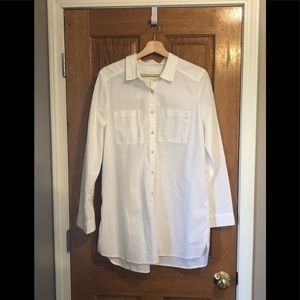 Caslon tunic style button down